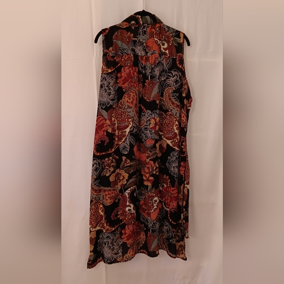 Spence Women floral print long sleeveless dress size 1X - Picture 4 of 4